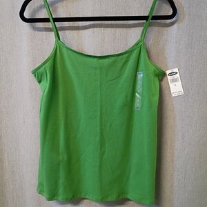 Old Navy Bright Green Camisole Tank Top Size Large